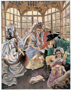 La emigración durante la revolución, siglo XVIII, c. 1880-1950 de Ferdinand Sigismund Bac