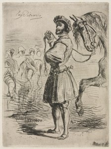Un señor en la época de Francisco I, 1833 de Ferdinand Victor Eugene Delacroix