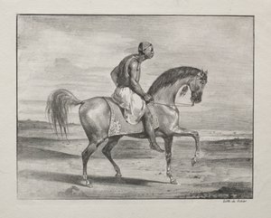 Africano a caballo, 1823