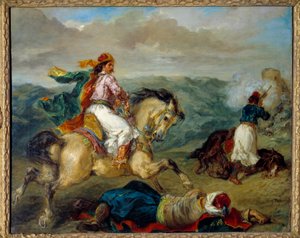Un episodio de la guerra en Grecia de Ferdinand Victor Eugene Delacroix