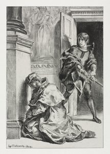 Hamlet: Hamlet intenta matar al rey, 1843