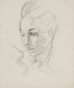 Cabeza de la Libertad de Ferdinand Victor Eugene Delacroix