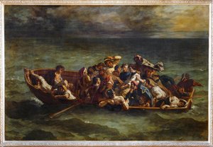Le Naufrage de Don Juan - El Naufragio de Don Juan. Salón de 1841 ... de Ferdinand Victor Eugene Delacroix