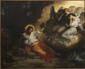 La agonía en el jardín, 1826 de Ferdinand Victor Eugene Delacroix