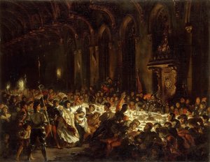 El asesinato del obispo de Lieja de Ferdinand Victor Eugene Delacroix