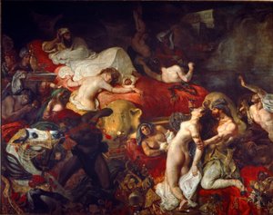 La muerte de Sardanápalo de Ferdinand Victor Eugene Delacroix