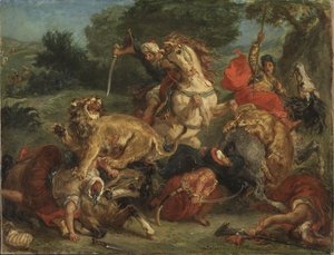 La caza del león
