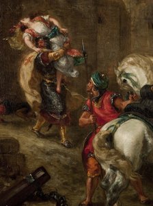 El rapto de Rebeca de Ferdinand Victor Eugene Delacroix