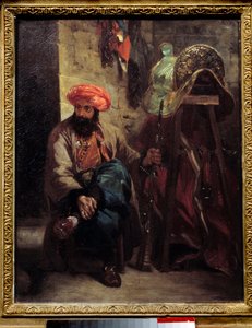 La silla turca de Ferdinand Victor Eugene Delacroix