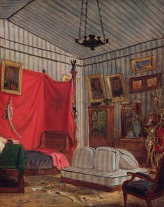 El apartamento del Conde de Mornay, rue de Verneuil, París (estudio), 1833 de Ferdinand Victor Eugene Delacroix