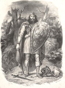 Sin título, grabado por Godefroy Engelmann de Ferdinand Victor Eugene Delacroix