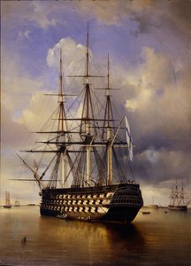 Acorazado ruso Imperator Aleksandr I Emperador Alejandro I, 1840 de Ferdinand Victor Perrot
