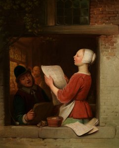Los cantores (óleo sobre lienzo) de Ferdinand de Braekeleer