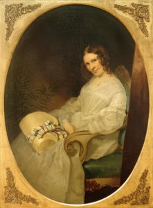 Retrato de Minna Pompilia von Rayski