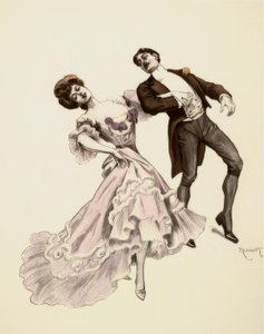 F. v. Reznicek, Cake walk / de: 6 imágenes de baile de Ferdinand von Reznicek