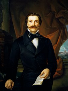 Conde Carlo Coronini por Ferdinando Bassi (1819-1883) de Ferdinando Bassi