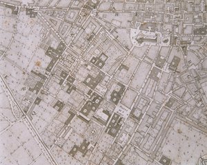 Mapa de Florencia, 1731 de Ferdinando Ruggeri