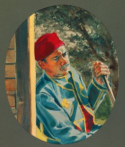 Pimero, escaramuzador argelino, Gustrow de Fernand Barbier
