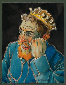 Retrato de Delatroche, cocinero de campamento, Gustrow