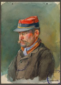 Sargento Lecacheux del 48º Territorial, Gustrow de Fernand Barbier