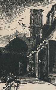 Nevers - Torre de la Catedral, 1919 de Fernand Chalandre