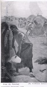 Forjando bronce y hierro, ilustración de 