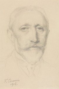 Autorretrato, 1912 de Fernand Cormon