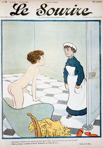 Portada de la revista Le Sourire, 30 de marzo de 1901 de Fernand Fau