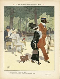 Ilustración de Fernand Fau (1858-1919) en Le Lire de Fernand Fau