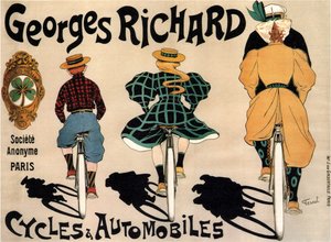 Ciclos y coches Georges Richard, 1896 de Fernand Fernel