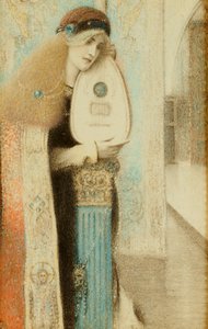 Un músico, c.1899 de Fernand Khnopff