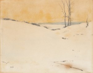 En la nieve, c.1916