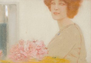 Rosas de Fernand Khnopff