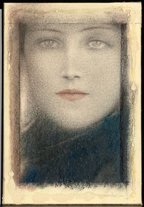 Cabeza de una mujer de Fernand Khnopff