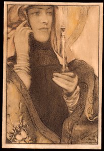Incienso, 1917 de Fernand Khnopff