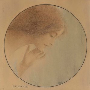 Mélisande, 1907 de Fernand Khnopff