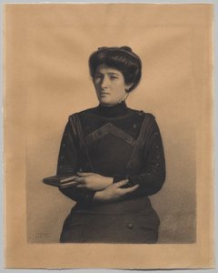 Retrato de Madame Jules Ricard, de soltera Augustine Bulteau de Fernand Khnopff