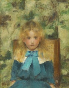 Retrato de Mademoiselle Van der Hecht, 1883 de Fernand Khnopff