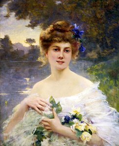 Retrato de una Niña de Fernand Le Quesne