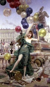 La chica del globo