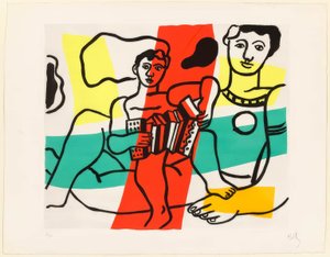Acordeonista de Fernand Leger