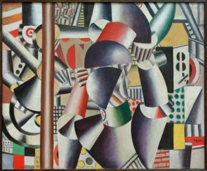 Acróbatas en el circo de Fernand Leger