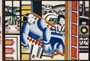 Mujer con niño de Fernand Leger