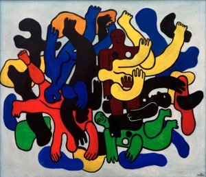 Buzos negros de Fernand Leger