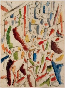 Soldados cavando una trinchera. de Fernand Leger