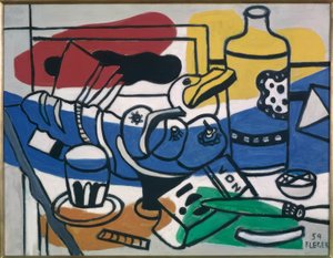 Naturaleza muerta con tres frutas de Fernand Leger