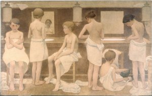 Les Petites Figurantes, entre 1911 y 1913 (óleo sobre lienzo) de Fernand Pelez