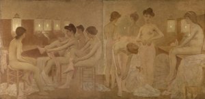 Las bailarinas, entre 1905 y 1909 (óleo sobre lienzo) de Fernand Pelez