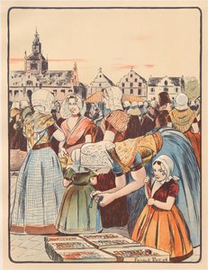 Un mercado en Zelanda de Fernand Piet