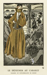 Le Dejeuner au Cabaret, pub. 1921 de Fernand Siméon